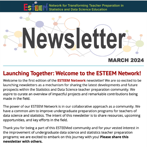 Esteem Newsletter for March 2024