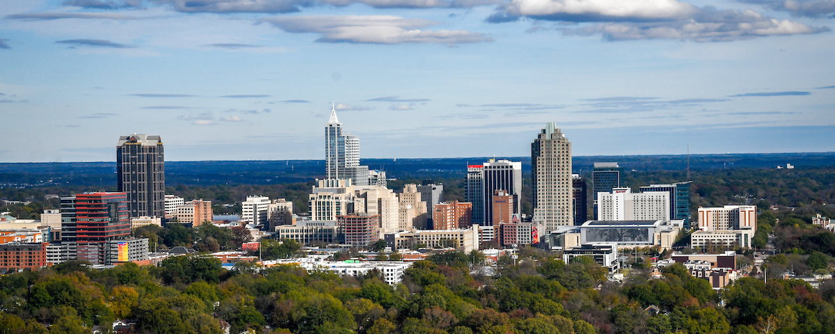 View of Downtown Raleigh, NC