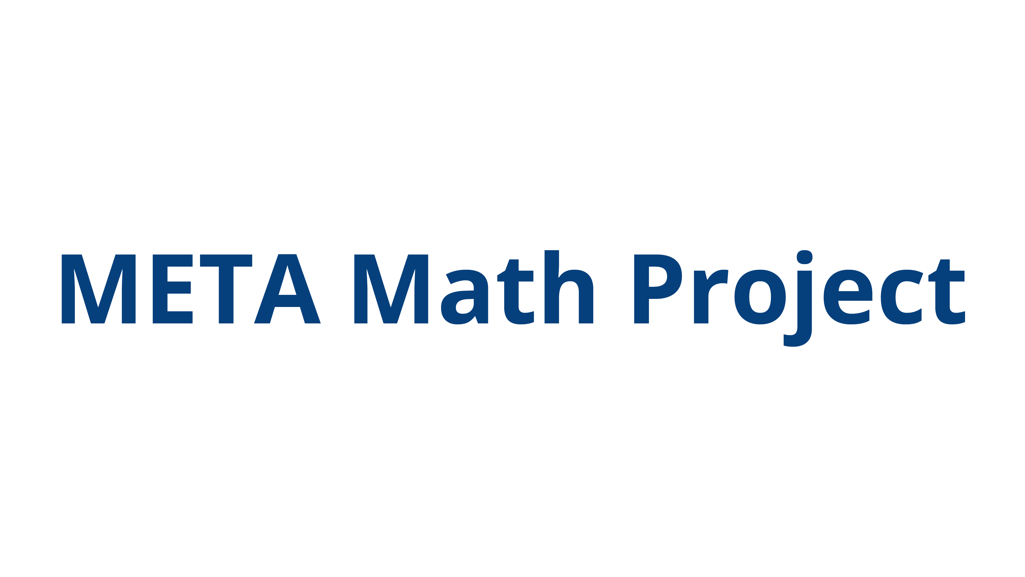 META Math Project Logo