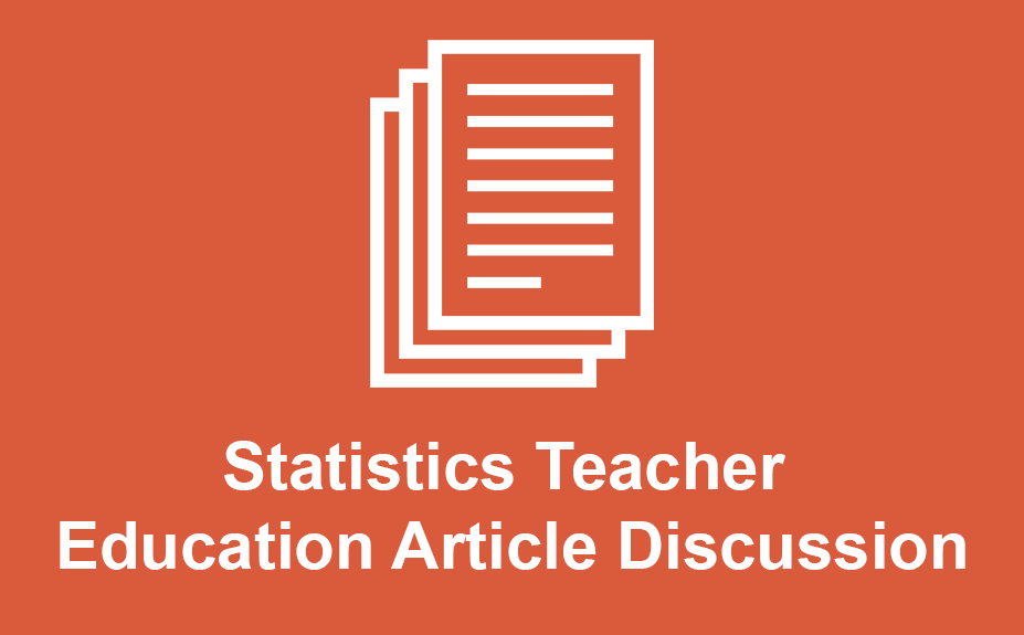 Statistics Teacher Education Article Discussion Graphic