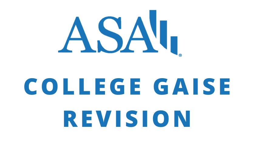 GAISE College Report Revision Logo