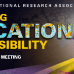 Graphic that says "Accepting Educational Responsibility"  AERA virtual meeting.