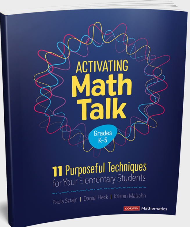 The book cover for Activating Math Talk